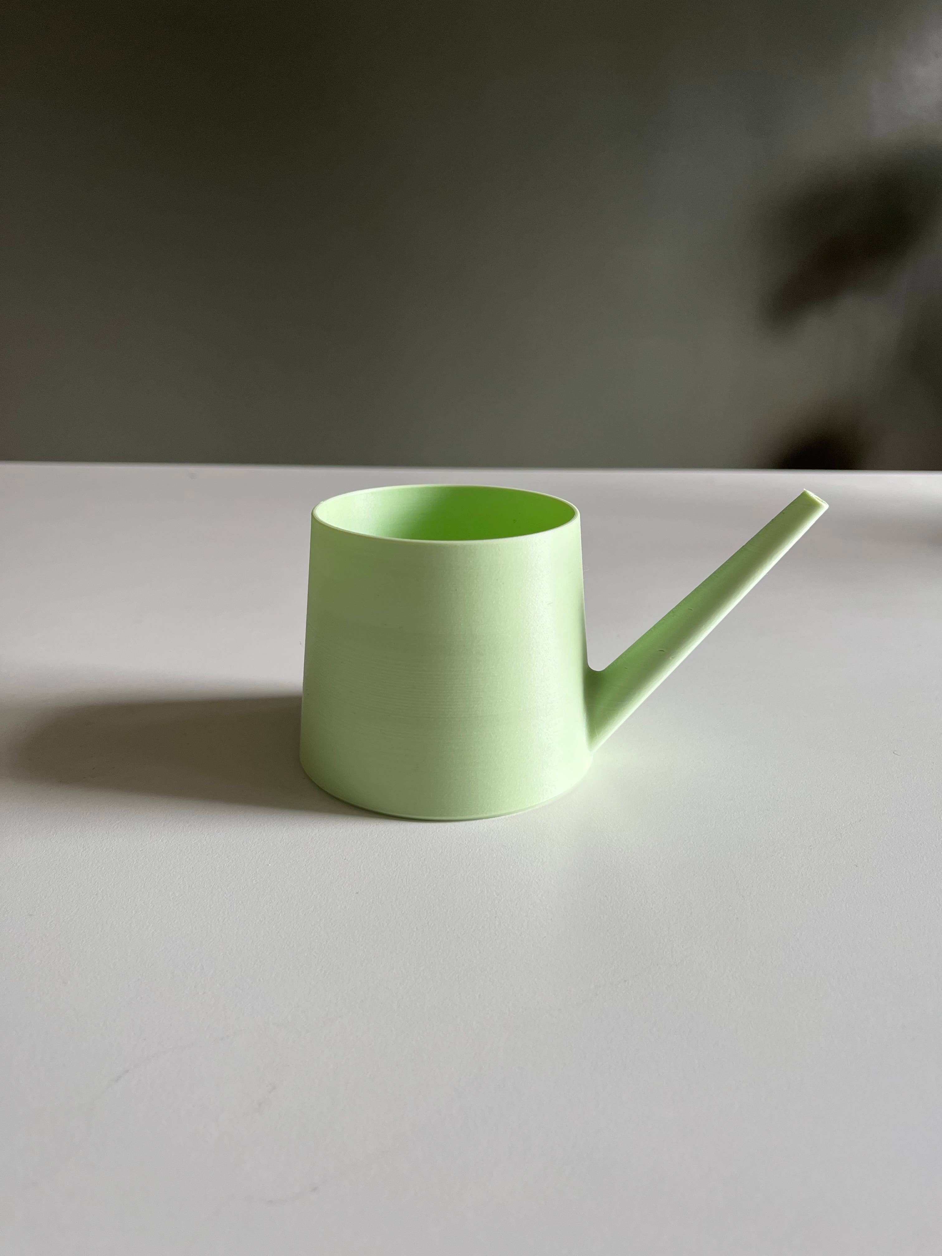 Tiny Watering Can in Olive